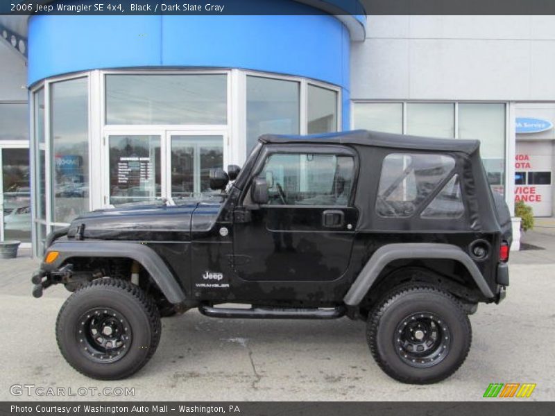 Black / Dark Slate Gray 2006 Jeep Wrangler SE 4x4