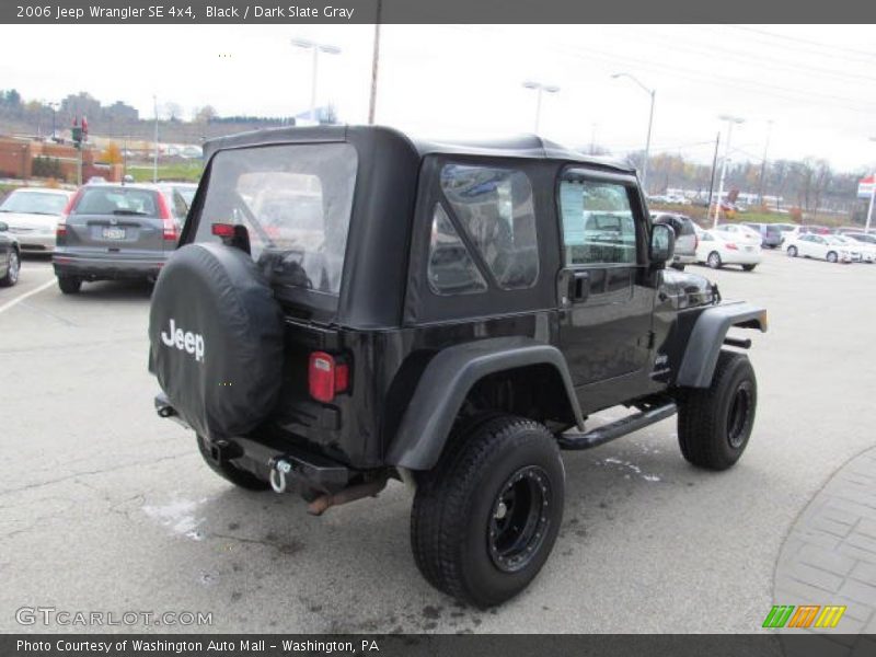Black / Dark Slate Gray 2006 Jeep Wrangler SE 4x4