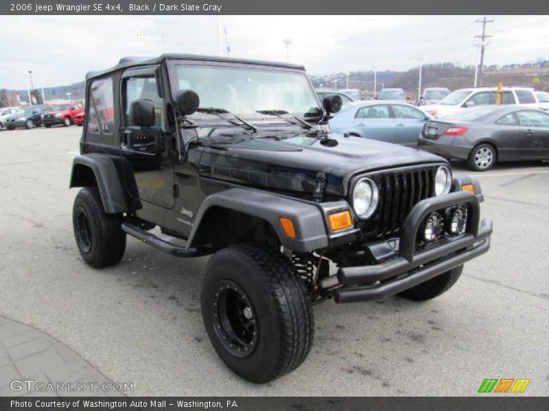 Black / Dark Slate Gray 2006 Jeep Wrangler SE 4x4