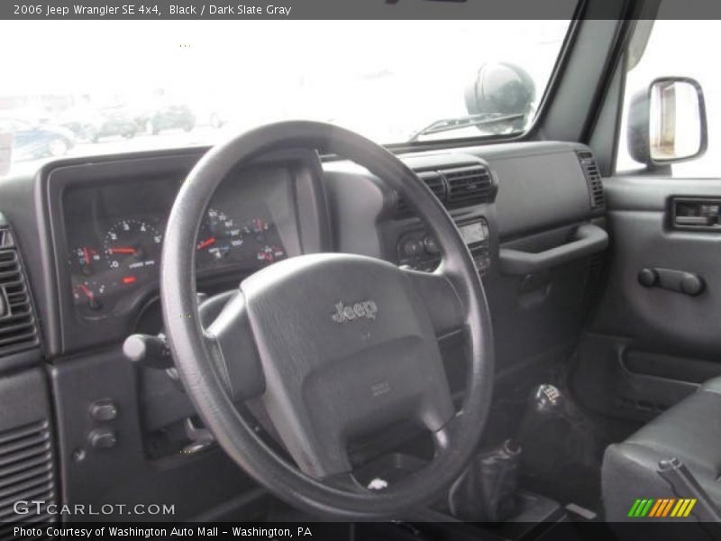 Black / Dark Slate Gray 2006 Jeep Wrangler SE 4x4