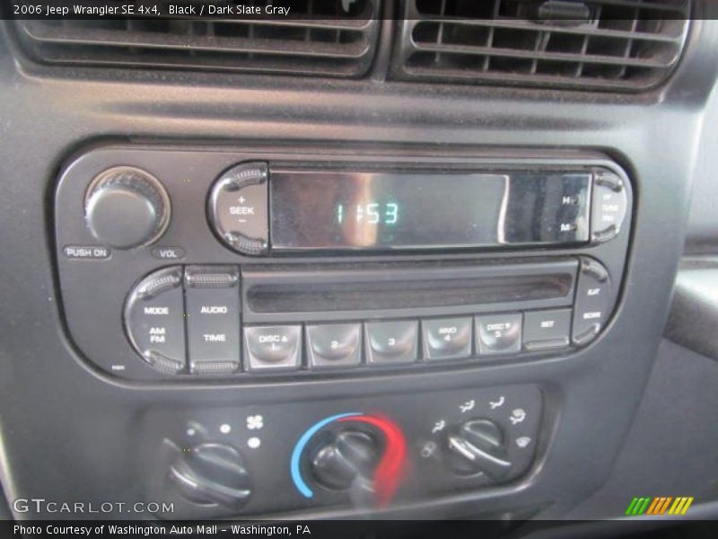 Black / Dark Slate Gray 2006 Jeep Wrangler SE 4x4