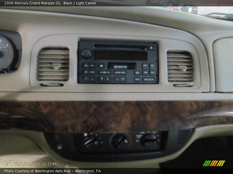 Black / Light Camel 2006 Mercury Grand Marquis GS