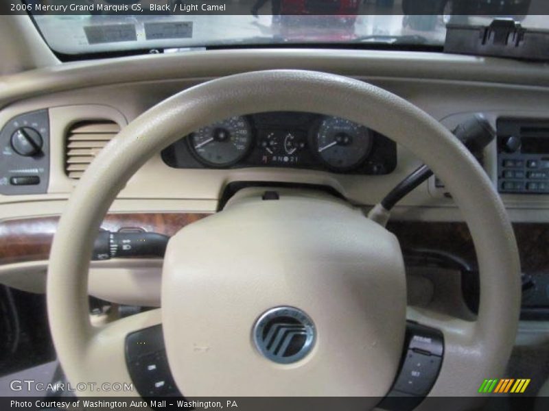 Black / Light Camel 2006 Mercury Grand Marquis GS