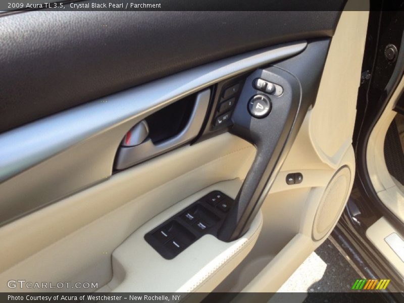 Crystal Black Pearl / Parchment 2009 Acura TL 3.5