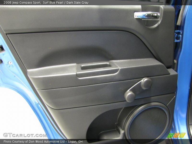 Surf Blue Pearl / Dark Slate Gray 2008 Jeep Compass Sport
