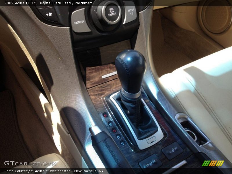 Crystal Black Pearl / Parchment 2009 Acura TL 3.5