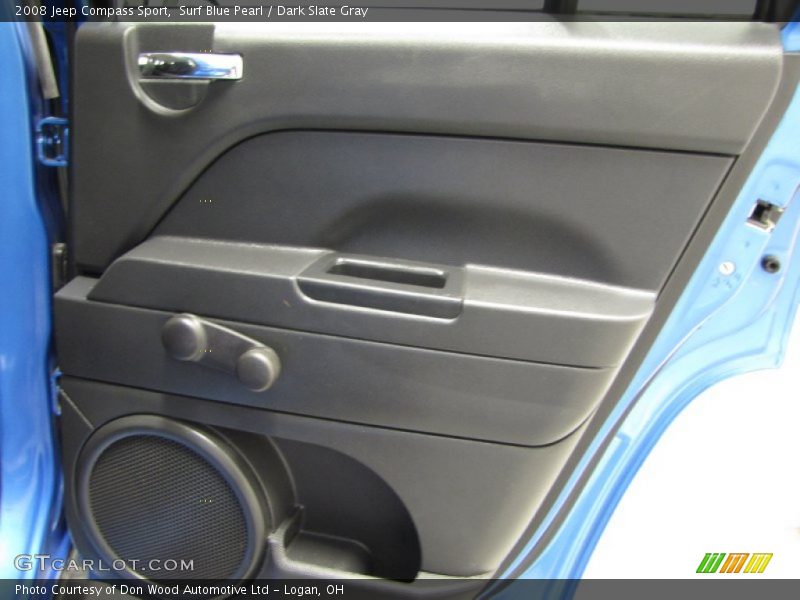 Surf Blue Pearl / Dark Slate Gray 2008 Jeep Compass Sport