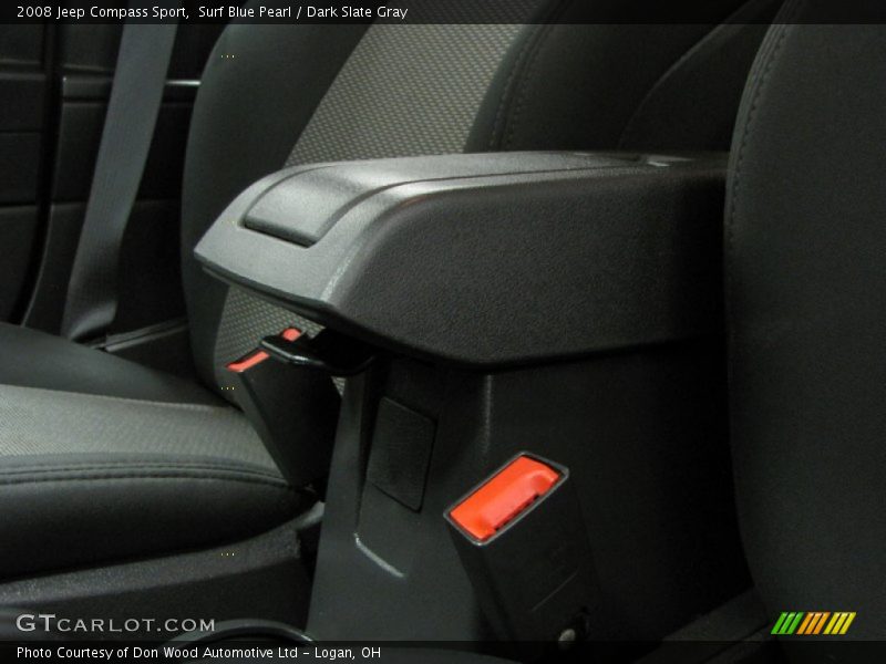 Surf Blue Pearl / Dark Slate Gray 2008 Jeep Compass Sport
