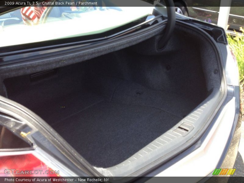 Crystal Black Pearl / Parchment 2009 Acura TL 3.5