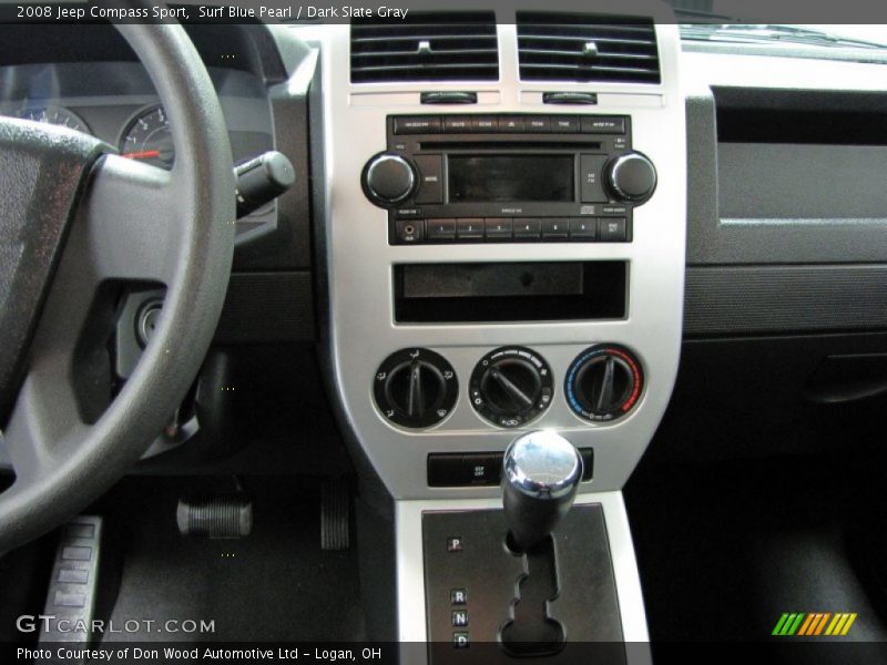 Surf Blue Pearl / Dark Slate Gray 2008 Jeep Compass Sport