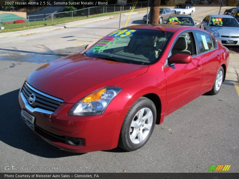 Sonoma Sunset Metallic / Blond 2007 Nissan Altima 2.5 SL