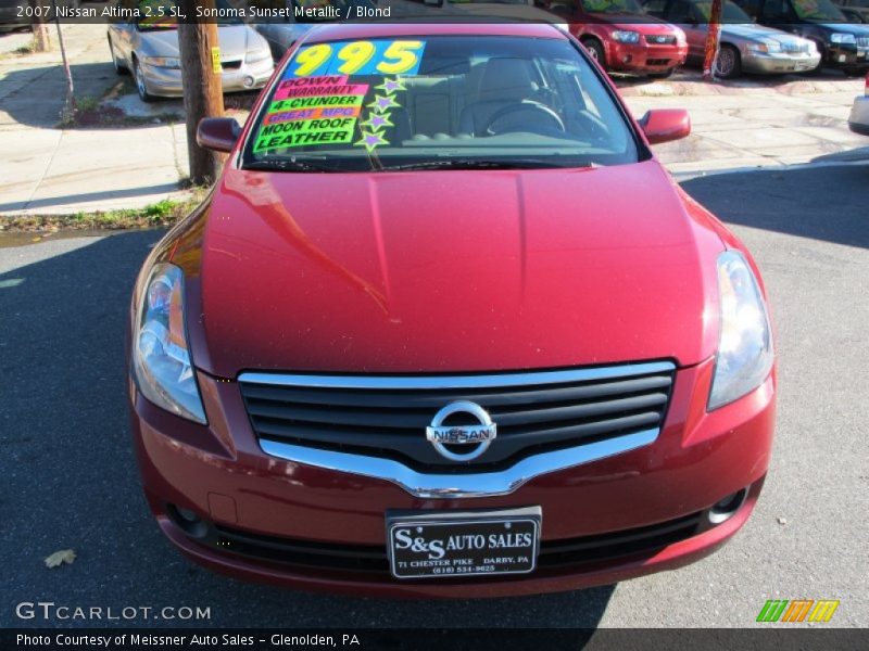 Sonoma Sunset Metallic / Blond 2007 Nissan Altima 2.5 SL