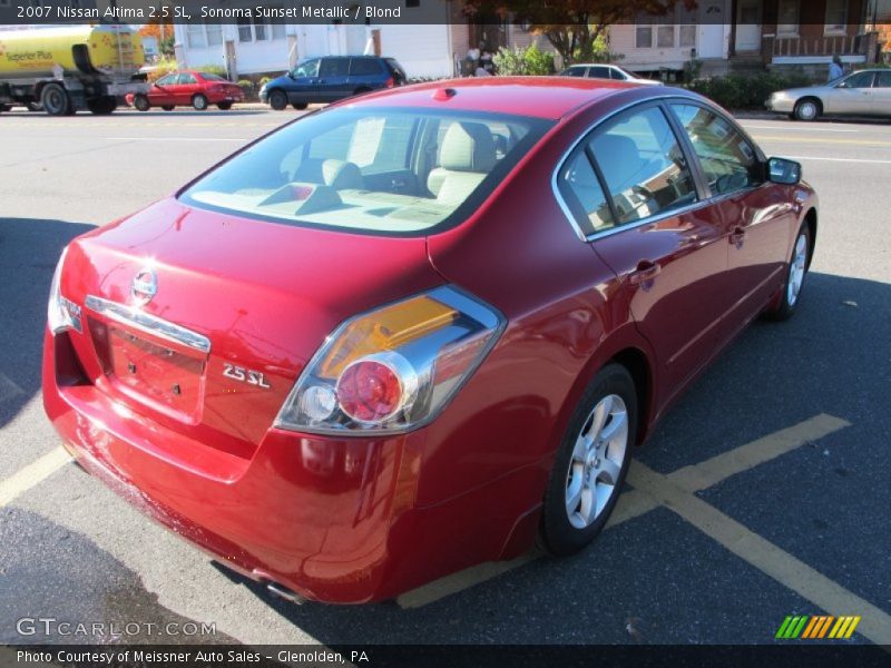 Sonoma Sunset Metallic / Blond 2007 Nissan Altima 2.5 SL