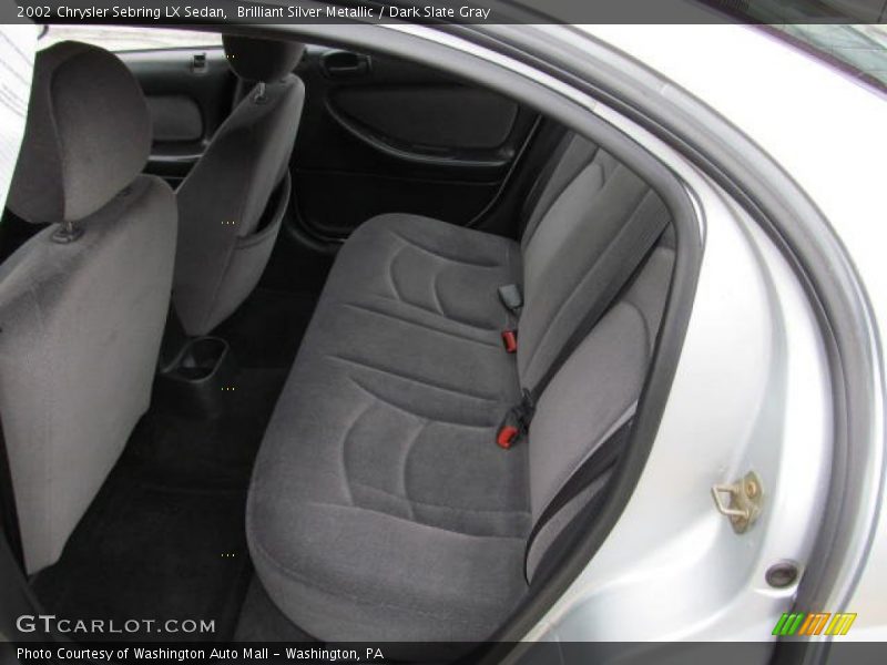 Rear Seat of 2002 Sebring LX Sedan