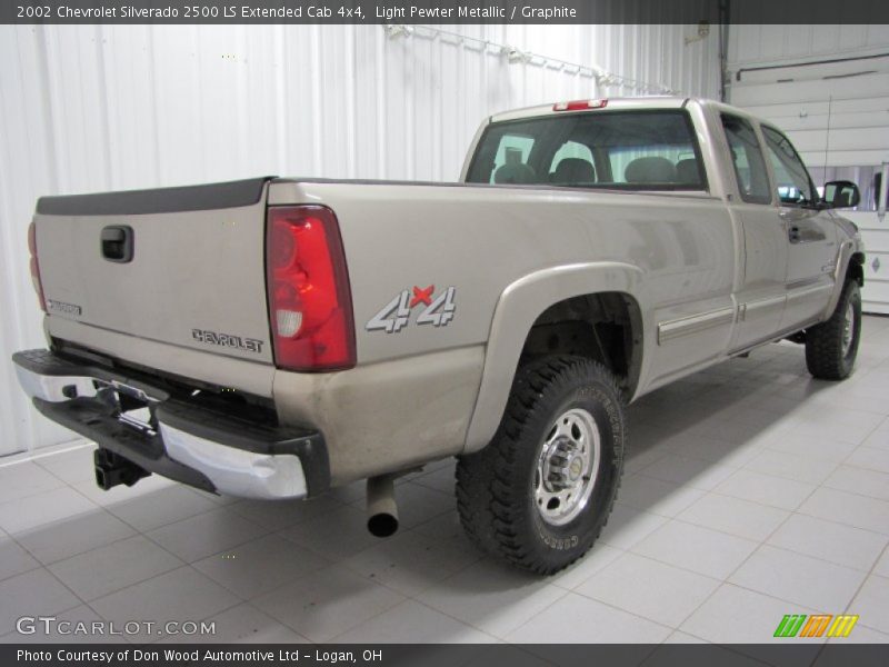  2002 Silverado 2500 LS Extended Cab 4x4 Light Pewter Metallic