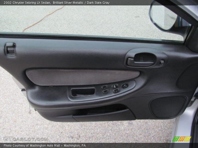 Brilliant Silver Metallic / Dark Slate Gray 2002 Chrysler Sebring LX Sedan