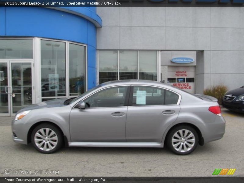 Steel Silver Metallic / Off-Black 2011 Subaru Legacy 2.5i Limited