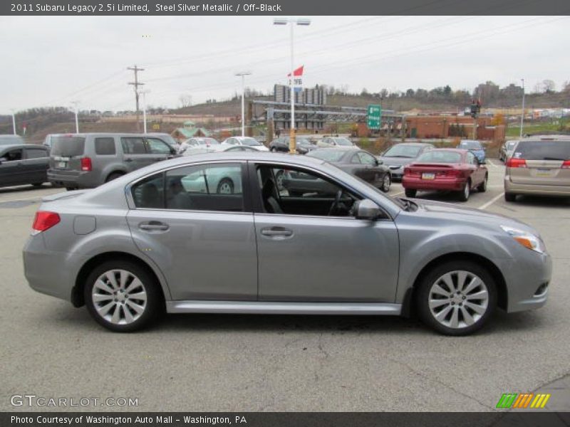 Steel Silver Metallic / Off-Black 2011 Subaru Legacy 2.5i Limited
