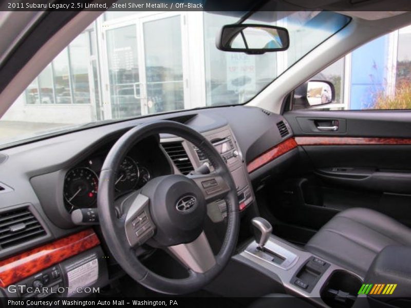 Steel Silver Metallic / Off-Black 2011 Subaru Legacy 2.5i Limited