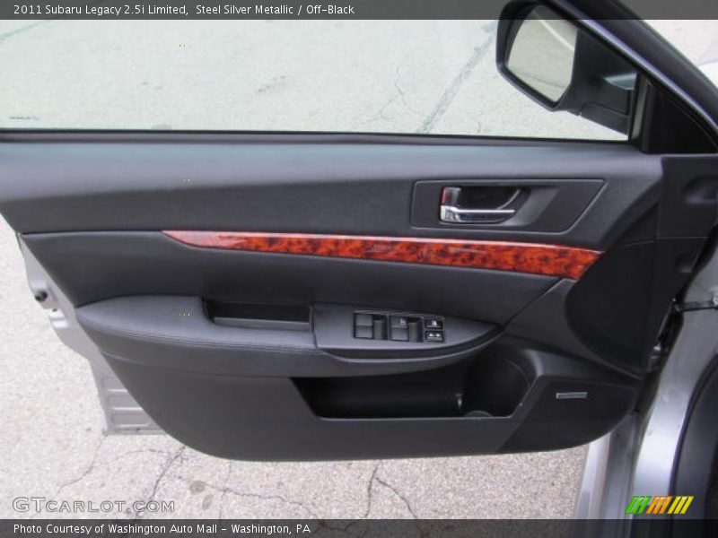 Steel Silver Metallic / Off-Black 2011 Subaru Legacy 2.5i Limited
