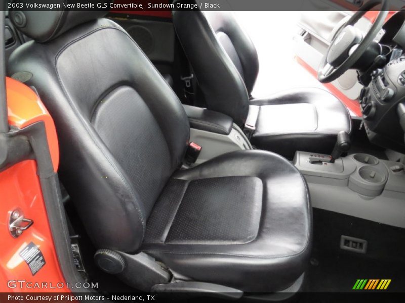 Front Seat of 2003 New Beetle GLS Convertible