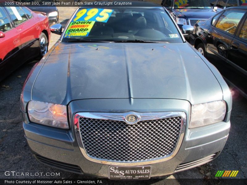 Satin Jade Pearl / Dark Slate Gray/Light Graystone 2005 Chrysler 300