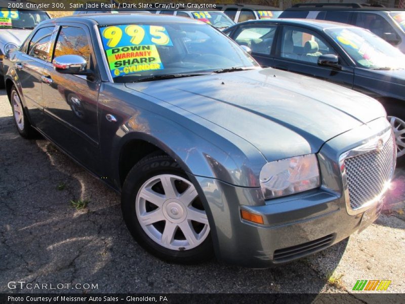 Satin Jade Pearl / Dark Slate Gray/Light Graystone 2005 Chrysler 300