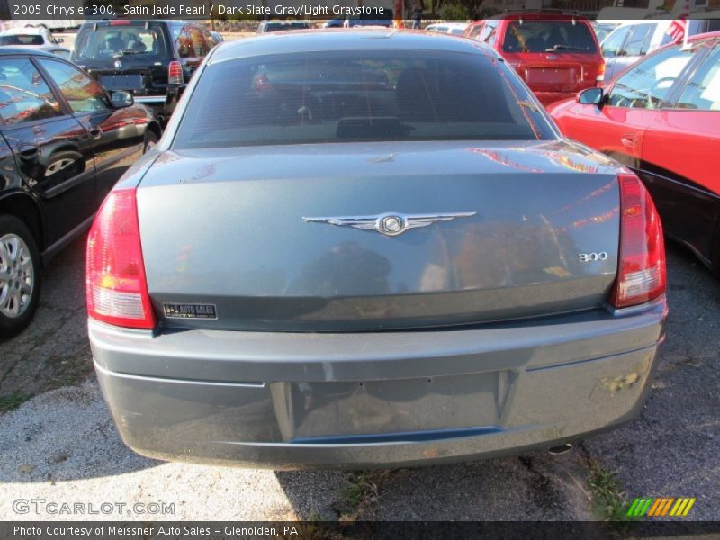 Satin Jade Pearl / Dark Slate Gray/Light Graystone 2005 Chrysler 300