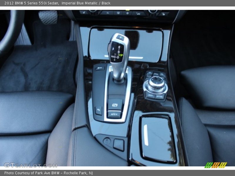 Imperial Blue Metallic / Black 2012 BMW 5 Series 550i Sedan