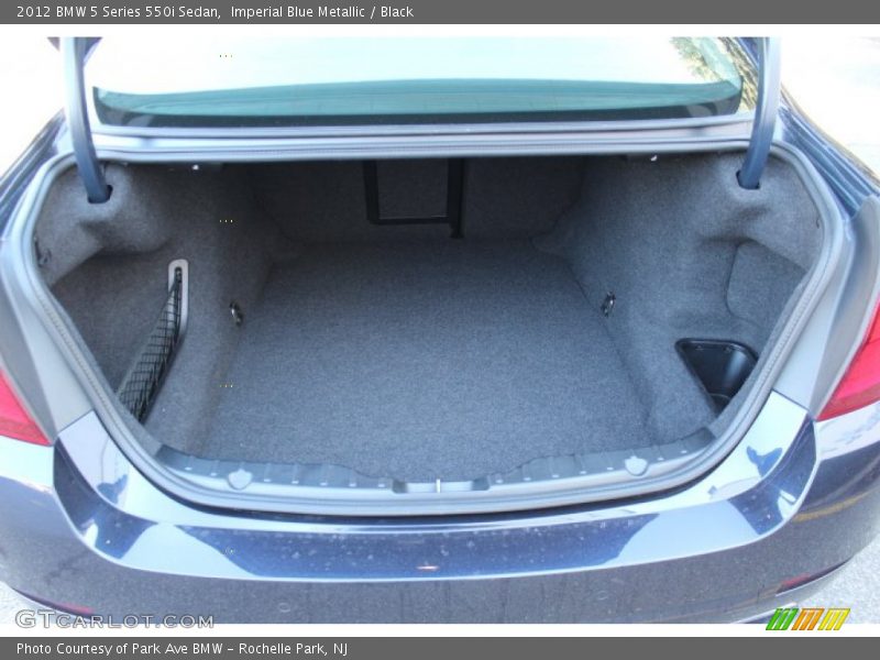 Imperial Blue Metallic / Black 2012 BMW 5 Series 550i Sedan