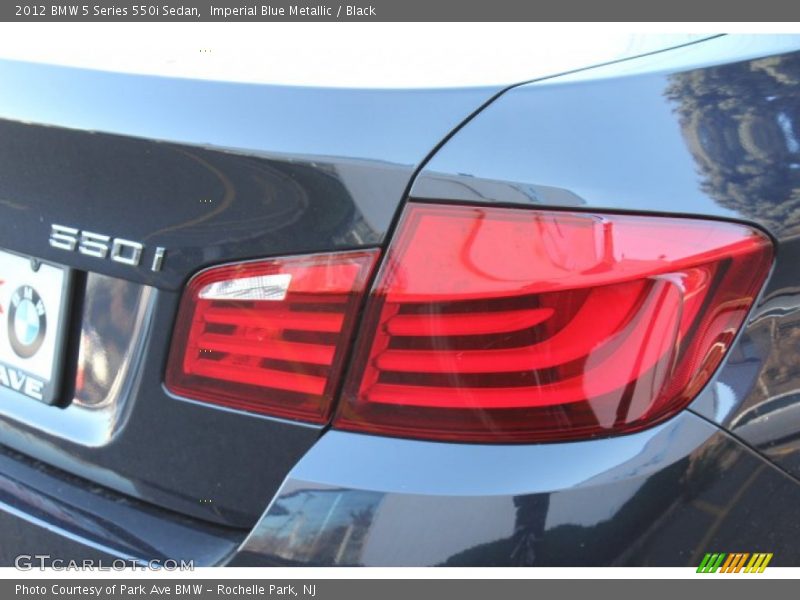 Imperial Blue Metallic / Black 2012 BMW 5 Series 550i Sedan