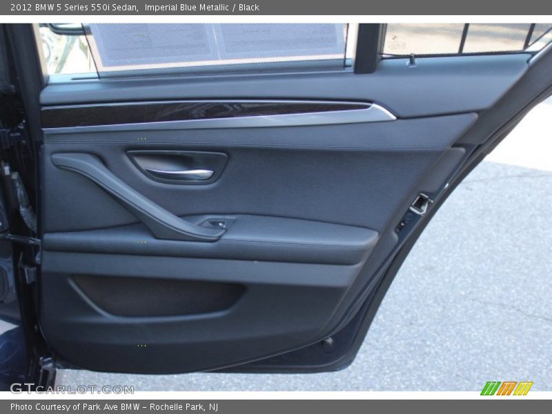 Imperial Blue Metallic / Black 2012 BMW 5 Series 550i Sedan