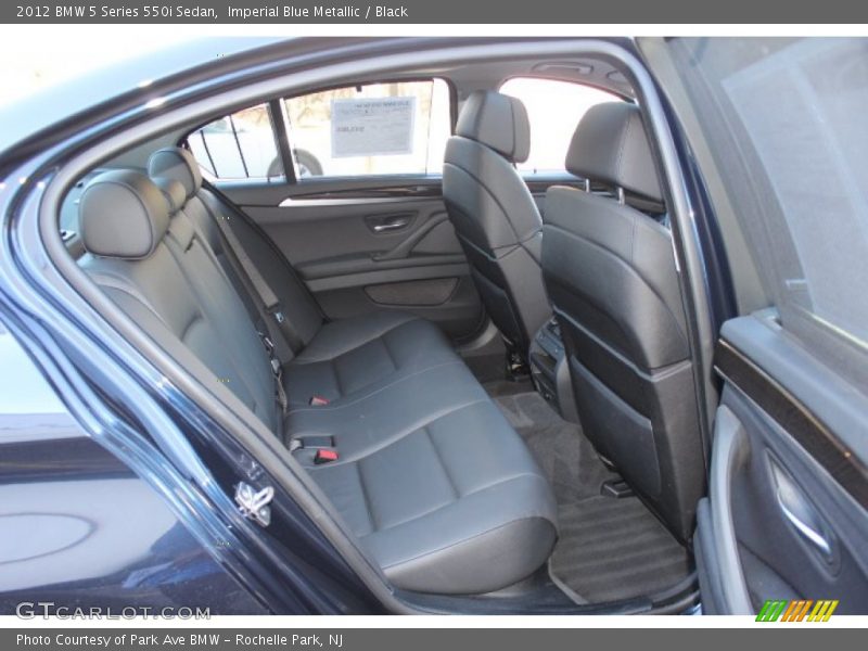 Imperial Blue Metallic / Black 2012 BMW 5 Series 550i Sedan