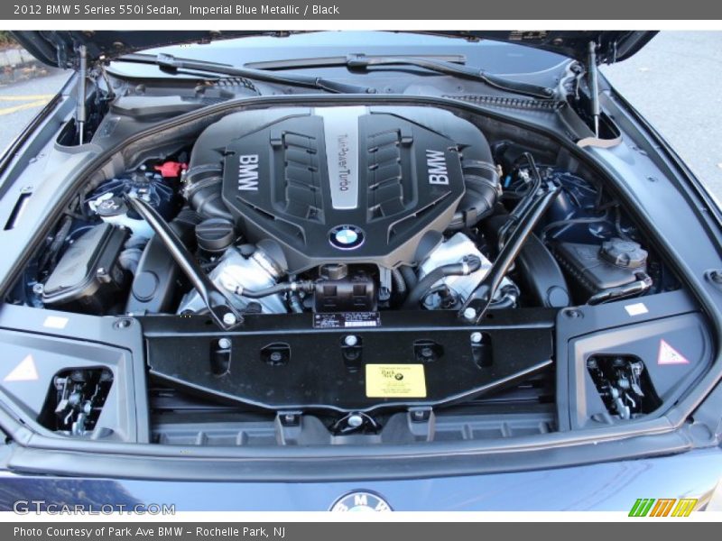 Imperial Blue Metallic / Black 2012 BMW 5 Series 550i Sedan