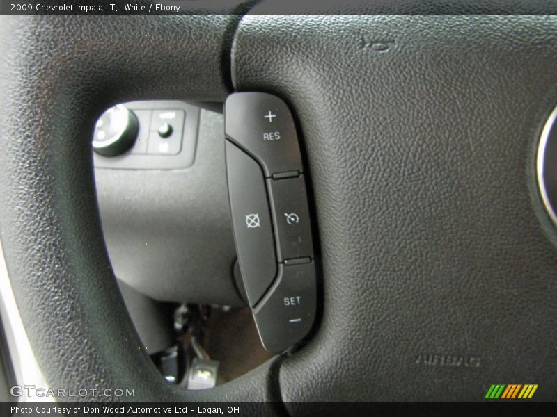 White / Ebony 2009 Chevrolet Impala LT