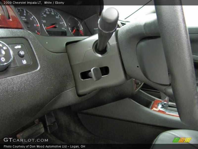 White / Ebony 2009 Chevrolet Impala LT