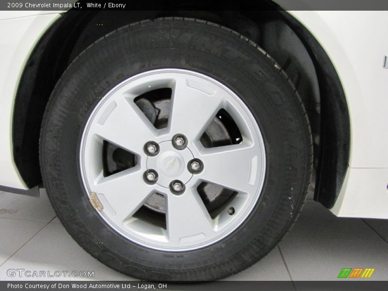 White / Ebony 2009 Chevrolet Impala LT