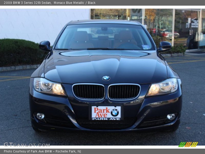 Monaco Blue Metallic / Black 2009 BMW 3 Series 328i Sedan