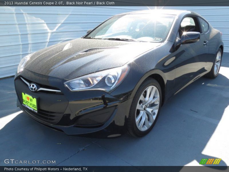 Black Noir Pearl / Black Cloth 2013 Hyundai Genesis Coupe 2.0T