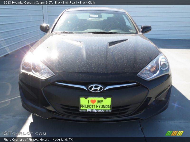 Black Noir Pearl / Black Cloth 2013 Hyundai Genesis Coupe 2.0T
