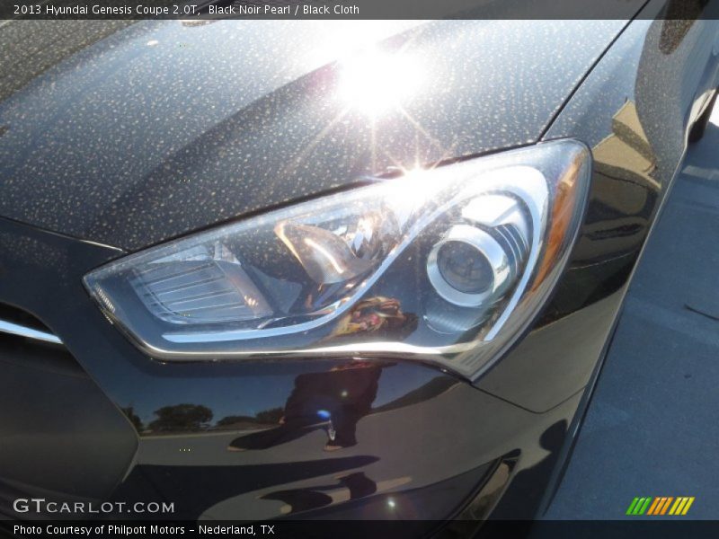 Black Noir Pearl / Black Cloth 2013 Hyundai Genesis Coupe 2.0T