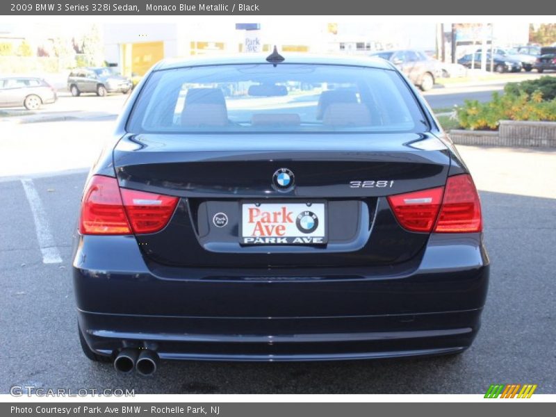 Monaco Blue Metallic / Black 2009 BMW 3 Series 328i Sedan