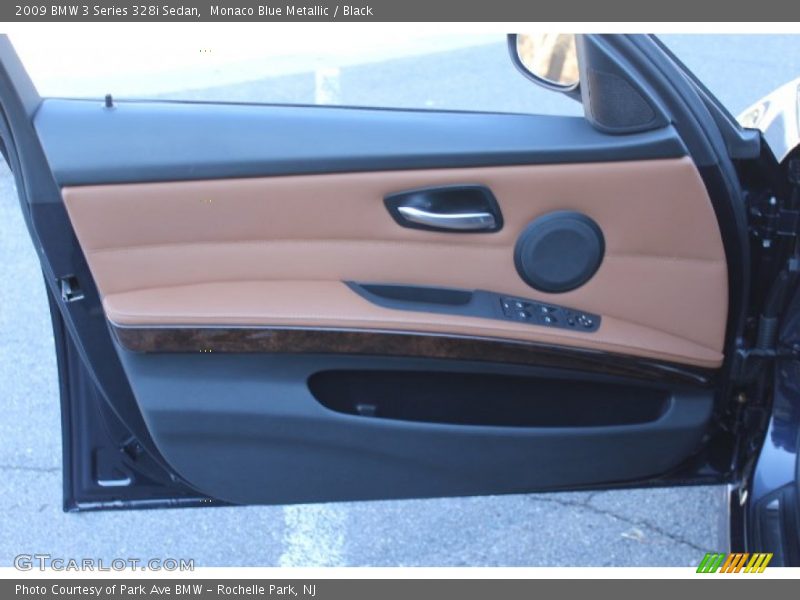 Monaco Blue Metallic / Black 2009 BMW 3 Series 328i Sedan