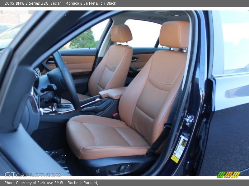 Monaco Blue Metallic / Black 2009 BMW 3 Series 328i Sedan