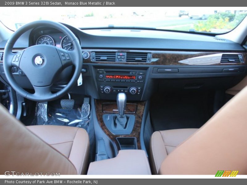 Monaco Blue Metallic / Black 2009 BMW 3 Series 328i Sedan