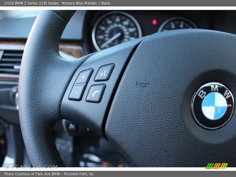 Monaco Blue Metallic / Black 2009 BMW 3 Series 328i Sedan