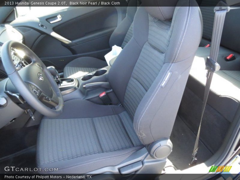 Front Seat of 2013 Genesis Coupe 2.0T