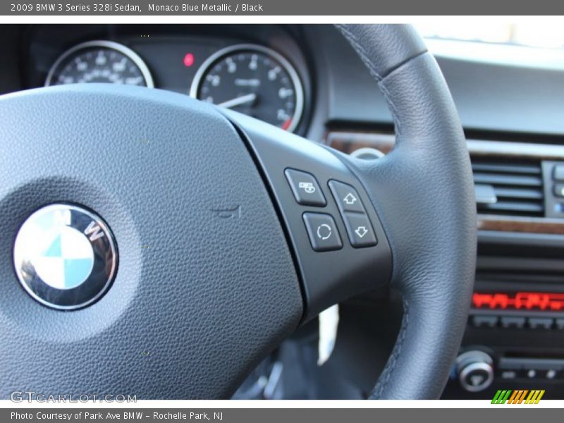 Monaco Blue Metallic / Black 2009 BMW 3 Series 328i Sedan