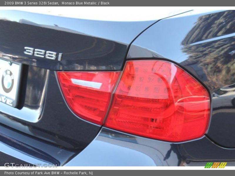 Monaco Blue Metallic / Black 2009 BMW 3 Series 328i Sedan