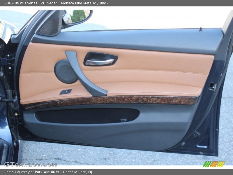 Monaco Blue Metallic / Black 2009 BMW 3 Series 328i Sedan